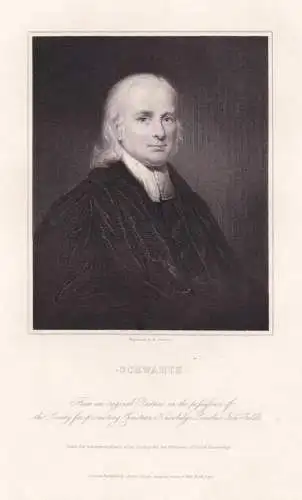 Schwartz - Christian Friedrich Schwartz (1726-1798) Missionar India Indien German Lutheran missionary Portrait