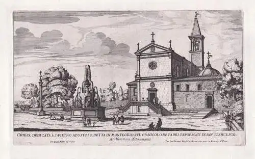 Chiesa dedicata a S. Pietro Apostolo detta in Monteorio sul Gianicolo de Padri reformati di San Francesco. - R