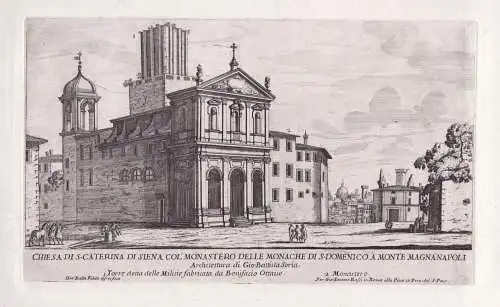 Chiesa di S. Caterina di Siena col'Monastero delle monache di S. Domenico a Monte Magnanapoli - Roma Rom Rome