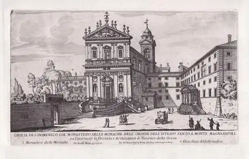 Chiesa di S. Domenico col'Monastero delle monache dell'ordine dell'Istesso Santo a Monte Magnanapoli... - Roma