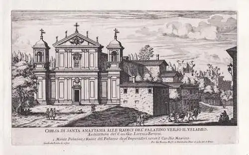 Chiesa di Santa Anastasia alle Radici del'Palatino verso il Velabro... - Roma Rom Rome / Basilica di Sant'Anas