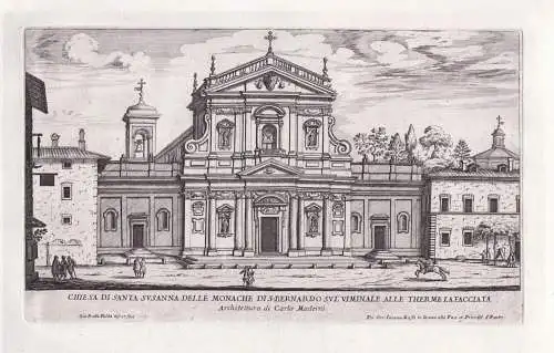 Chiesa di Santa Susanna delle Monache di S. Bernardo sul'Viminale alle Therme... - Roma Rom Rome / Chiesa di S
