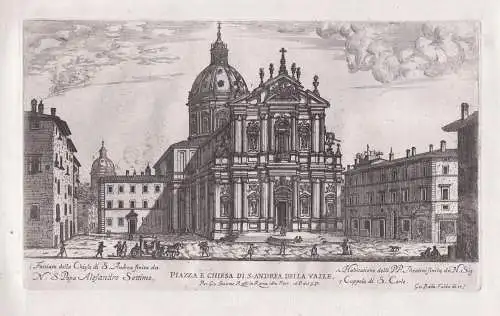 Piazza e Chiesa di S. Andrea della Valle. - Roma Rom Rome / Piazza di Sant'Andrea della Valle Piazza Vidoni