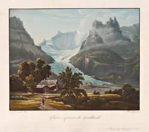 Glacier inferieur du Grindelwald - Grindelwald Gletscher Grindelwaldgletscher / Schweiz / Suisse / Switzerland