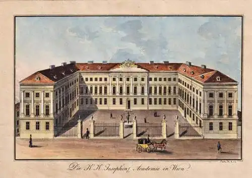 Die K. K. Josephin Academie in Wien - Wien Vienna Josephinum / Österreich Austria