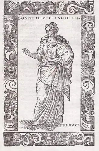 Donne illustri stollate - noblewoman woman Frau / ancient Rome Rom Roma / Roman Empire Römisches Reich / cost