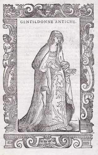 Gentildonne antiche - noblewoman woman Frau Lady / ancient Rome Rom Roma / Roman Empire Römisches Reich / cos