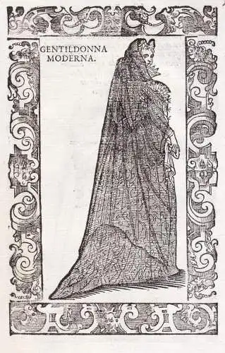 Gentildonna moderna - Venetian noblewoman Venezianerin / Venezia Venice Venedig / costume costums Tracht Trach