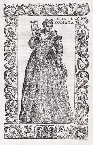 Nobile ornata - Venetian noblewoman Venezianerin / Venezia Venice Venedig / costume costums Tracht Trachten co