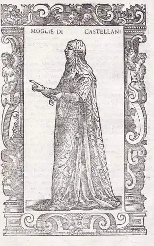 Moglie di Castellani - Castello woman Frau / Venezia Venice Venedig / costume costums Tracht Trachten costumi
