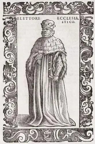 Elettore ecclesiastico - Prince-elector electoral college HRR Holy Roman Emperor / costume costums Tracht Trac