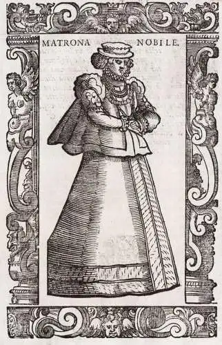 Matrona nobile - Elsass Alsace / France Frankreich / woman femme Frau / costume costums Tracht Trachten costum