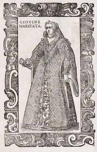 Giovine maritata - Firenze Florence Florenz / married woman Frau donna / costume costums Tracht Trachten costu