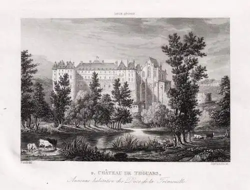 Chateau de Thouars - Thouars Chateau des ducs de la Tremoille Deux-Sevres / France Frankreich