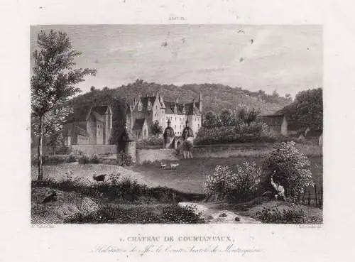 Chateau de Courtanvaux - Chateau de Courtanvaux Besse-sur-Braye Pays de la Loire Sarthe / France Frankreich