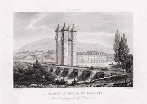 Chateau et Moulin de Barbaste - Barbaste Moulin des Tours Lot-et-Garonne Nouvelle-Aquitaine / France Frankreic