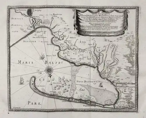 Tabula Geographica exhibens districtum inter Weichselmundam et promontorium Reesehöeft... - Wisla / Weichsel