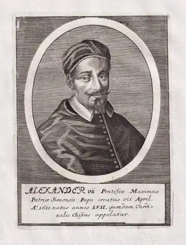 Alexander VII - Alexander VII (1599-1667) Alessandro Papa Papst Pope Fabio Chigi Portrait