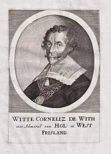 Witte Corneliz de With vice Admiral van Hol: en West Frisland - Cornelisz Witte de With (1599-1650) naval offi