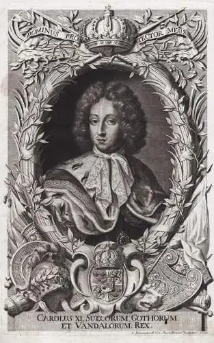 Carolus XI, Suecorum, Gothorum et Vandalorum Rex. - Karl XI Sweden (1655-1697) / Sverige Schweden King König
