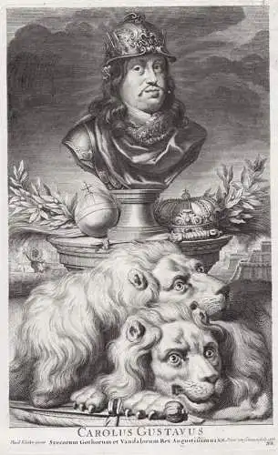 Carolus Gustavus - Karl X. Gustav (1622-1660) kung king König Sverige Sweden Schweden Portrait