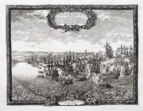 Delineatio eorum quæ d. 10 Nouemb. anno 1658 ad Landscoronam gesta sunt cum Dan Hollandis juncti nauium aliqu