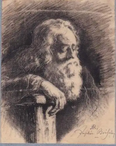 Portrait eines bärtigen Mannes / Portrait of a bearded man