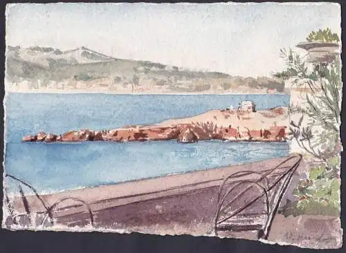 Painte ... d'Carniche, unes de la terrasse ... Montredon - Marseille Montredon / France Frankreich