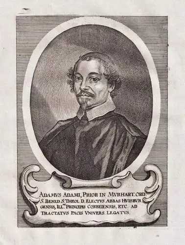 Adamus Adami - Adam Adami Prior (1610-1663) St. Jakob Murrhardt Portrait