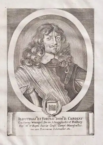 Carolus Gustavus Wrangel - Carl Gustaf Wrangel (1613-1676) Svenskt riksrad Feldmarschall Sweden Sverige Schwed