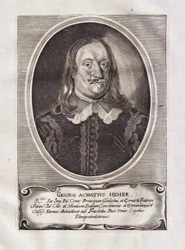 Georg Achatius Heher - Georg Achatz Heher (1601-1667) Sachsen-Gotha Gesandter beim Westfälischen Frieden Nür