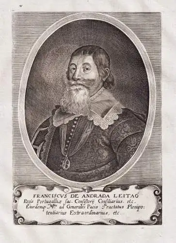 Franciscus de Andrada Leitao -  Francisco de Andrade Leitao (1585-1655) Condeixa Coimbra Portugal Portrait