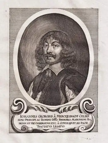 Iohannes Georgius a Merckelbach - Johann Georg von Merckelbach (1609-1680) Speyer Portrait