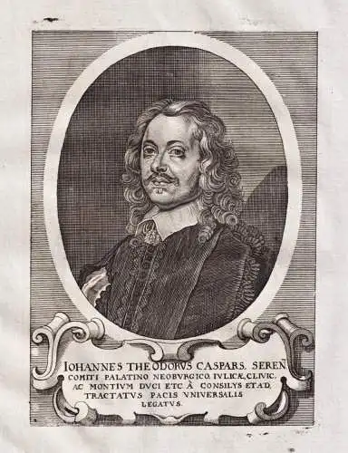 Iohannes Theodorus Caspars - Johann Theodor Caspars (1620-1691) Jurist Pfalz-Neuburg Westfälischer Frieden Po