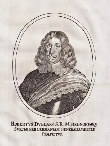 Robertus Duglass - Robert Douglas Count of Skenninge (1611-1662) Sverige Sweden Schweden Portrait