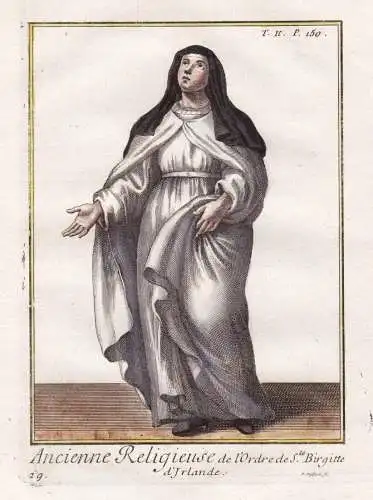 Ancienne religieuse de l'ordre de St. Birgitte d'Irlande - Brigid of Kildare Ireland / Augustiner-Chorherren c