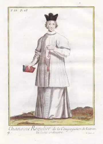 Chanoine Regulier de la Congregation de Latran, en habit ordinaire - Canons Regular of the Lateran Augustiner-