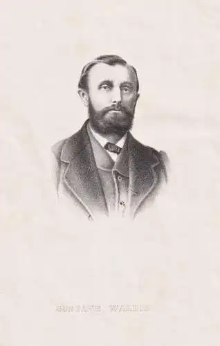 Gustave Wallis - Gustav Wallis (1830-1878) Botaniker German botanist Sammler plant collector / Portrait / bota