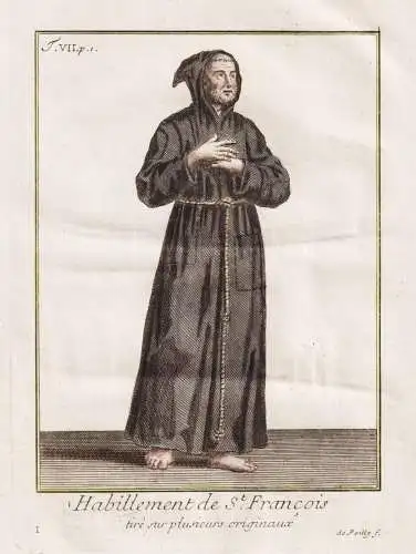 Ancien Habillement des Bergers du tems de St. Francois - Franziskaner Franciscans Franziskanische Orden franci