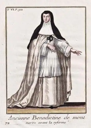 Ancienne Benedictine de Mont martre avant la reforme - Bénédictines du Sacré-Cœur de Montmartre / Benedict