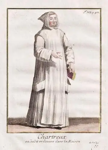 Chartreux en habit ordinaire dans la Maison - Kartäuser Carthusians Monk Mönch / Mönchsorden monastic order