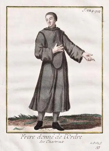 Frere donne de l'Ordre des Chartreux - Kartäuser Carthusians Monk Mönch / Mönchsorden monastic order / Orde