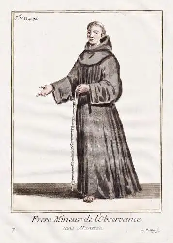 Frere Mineur de l'Observance sans Manteau - Frères mineurs de l'Observance Monk Mönch / Mönchsorden monasti