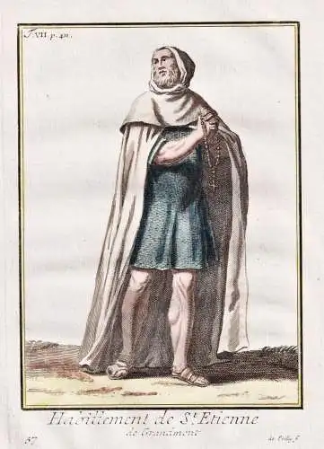 Habillement de St. Etienne de Grandment - Saint Etienne de Grandmont / Mönchsorden monastic order / Ordenstra