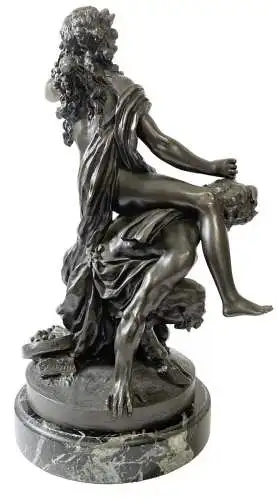 (Faun or satyr and a nymphe) - Bacchanalia Mythologie mythology