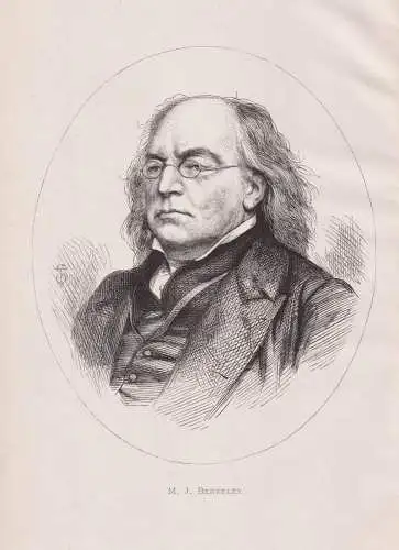 M.J. Berkeley - Miles Joseph Berkeley (1803-1889) Botaniker mycologist Mykologie botanist Pilzkunde Zoologe /