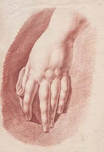(Hand Hände hands) - Studie study / Zeichnung dessin drawing