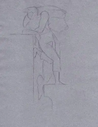 (Poseidon Neptun) - Mythologie mythology / Zeichnung dessin drawing