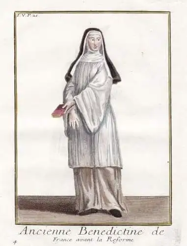Ancienne Benedictine de France avant la Reforme - Benediktiner Benedictines / Mönchsorden monastic order / Or