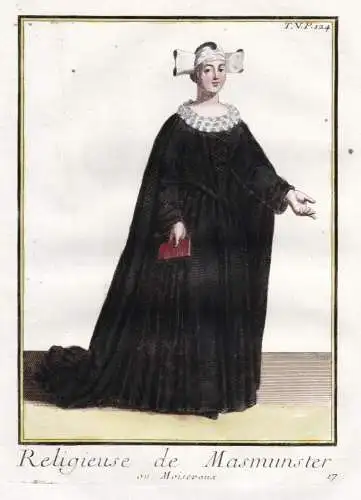 Religieuse de Masmunster - Masevaux Masmünster Elsass Alsace nun Nonne soeur / Mönchsorden monastic order /